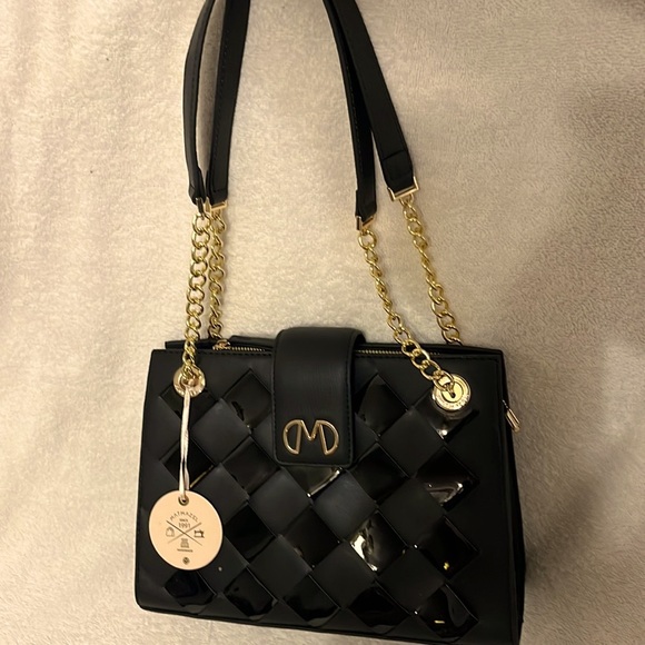 NWT Authentic Matmazel designed 5 pockets  Leather Tote shoulder bag . - Picture 2 of 10